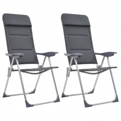 Chaise de camping 2 pcs...