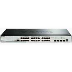 D-Link 28-Port Smart Managed Gigabit Stack Switch Fiber Optic DGS-1510-28X