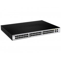 Commutateur de réseau géré D-Link L2 DGS-1210-48 (Noir)