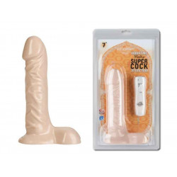 BALLSY SUPER COCK. MIT 7 FUNKTIONEN. NATUR. 17. 5CM