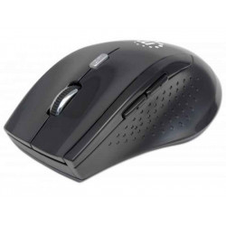 Manhattan 179386 souris RF sans fil Optique 1600 DPI Droitier Noir 179386