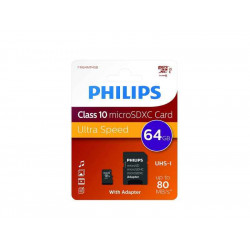 Philips MicroSDXC 64GB CL10...