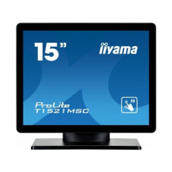 IIYAMA 38.1cm (15) T1521MSC-B1 43 M-Touch VGA+USB bl. T1521MSC-B1
