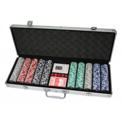 Malette de poker en alu +...