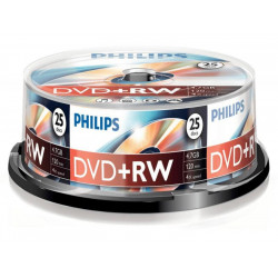DVD+RW Philips 4.7GB 25pcs...