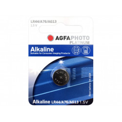 AGFAPHOTO Batterie Alkaline LR44/AG13 1.5V Blister (1-Pack) 150-803470