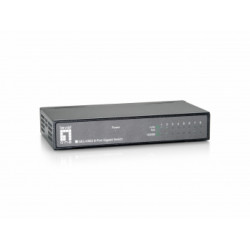 LevelOne Switch 8x GBit MetallgehÃ¤use Unmanaged - GEU-0822