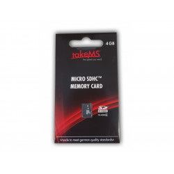 takeMS MicroSDHC Memory Card 4GB Retail