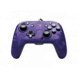 PDP Face-off Deluxe Switch Controller + Audio (Camo Purple) - Nintendo Switch