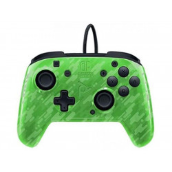 PDP Face-off Deluxe Switch Controller + Audio Camo Green - 500-134-EU-CM03 - Nintendo Switch