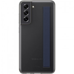 Coque transparente avec laniere G S21FE Gris foncé